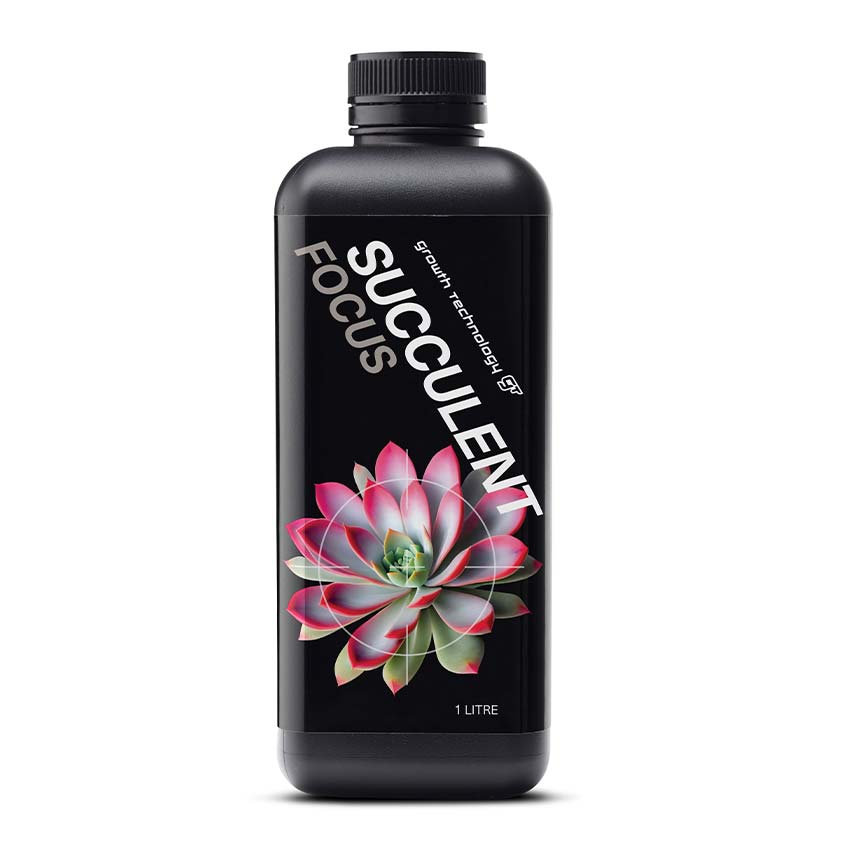 Black 1 litre bottle on white background with name &